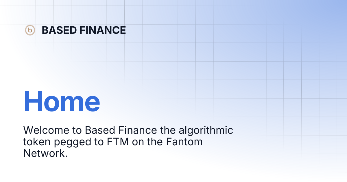Home | BASED FINANCE
